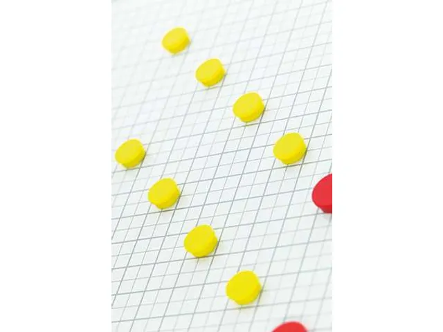 Smit Visual Tableau blanc Quadrillé 100x200cm Carreau 5x5cm Softline