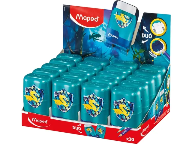 Puntenslijper Maped Connect Dragon display 20 stuks