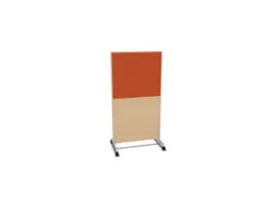 scheidingswand,HxB 1545x800mm,NE-esdoorn,BN3012-oranje