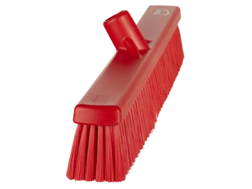Vikan 31994 zachte brede bezem rood 610mm