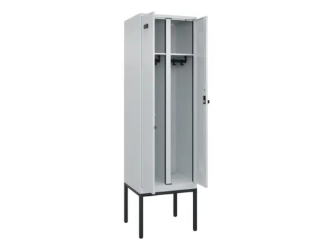 locker voor scheiding van kleding,HxBxD 2120x600x500mm,2vak