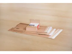 Wikkelverpakking Raadhuis A5+ 249x165x60mm bruin 10 stuks