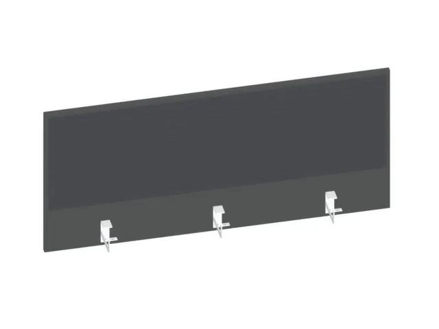 baliepaneel bureau aanbouw achter MS-donkergrijs antraciet 1200mm