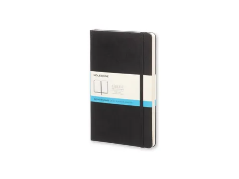 Notitieboek Moleskine large 130x210mm dots hard cover zwart