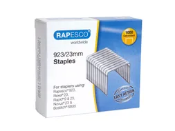 Nieten Rapesco Heavy Duty 923 23mm 1000 stuks zilver