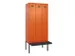 locker met bank,voor scheiding van kleding,HxBxD 2120x900x815mm,3vak