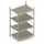 Breedvakstelling Basisveld Hxbxd 2500x1507x1050mm 4 Houten Legborden
