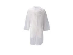 Pe Bezoekersjas Wit 125x75cm 15 micron 240 Stuks