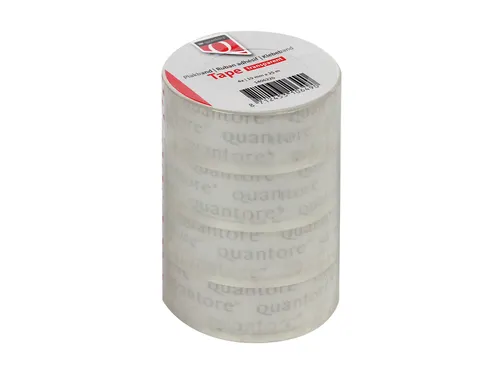 Plakband Quantore 19mmx25m transparant