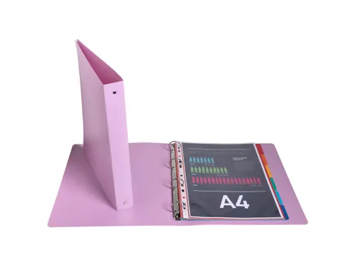 Classeur 4anx 30mm P P A4 Ellipse coul.as