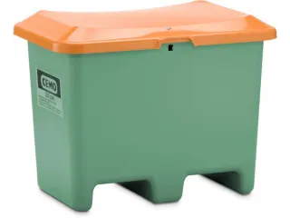 strooigoedbak,200l,HxBxD 690x890x600mm,GVK,groen,deksel oranje - 3