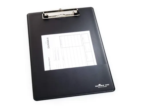 Klembord Durable 2350 A4 met kopklem zwart