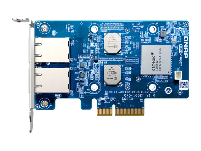 QNAP QXG-10G2T, Intern, Bedraad, PCI Express, Ethernet, 10000 Mbit/s,