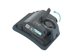 zaklamp,LED,1000lumen,aan-/uit-schakelaar,clip,accu - 18