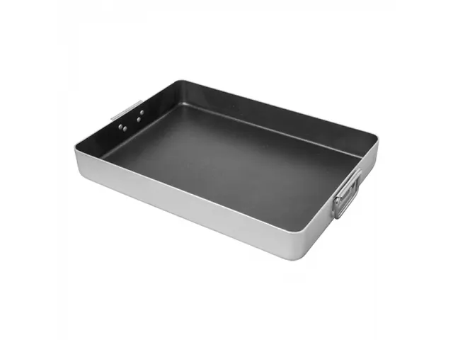 Pujadas 122050 Braadslede met grepen aluminium 50x35x7cm