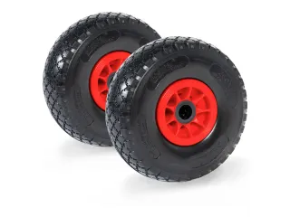Lekvrije PU-wielen 260 x 85 mm 2 stuks - 1