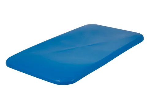 Deksel Voor Verrijdbare Rechthoekige Bak 450 Liter Blauw