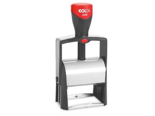 Tekststempel Colop 2400 +bon 6regels 58x27mm zwart