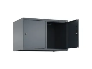 opzetkast,v. locker,2vak.,vak B 400mm,HxBxD 500x800x500mm,vleugeldeur - 2