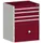 ladekast HxBxD 1000x800x525mm 4laden romp RAL7035 front RAL3004