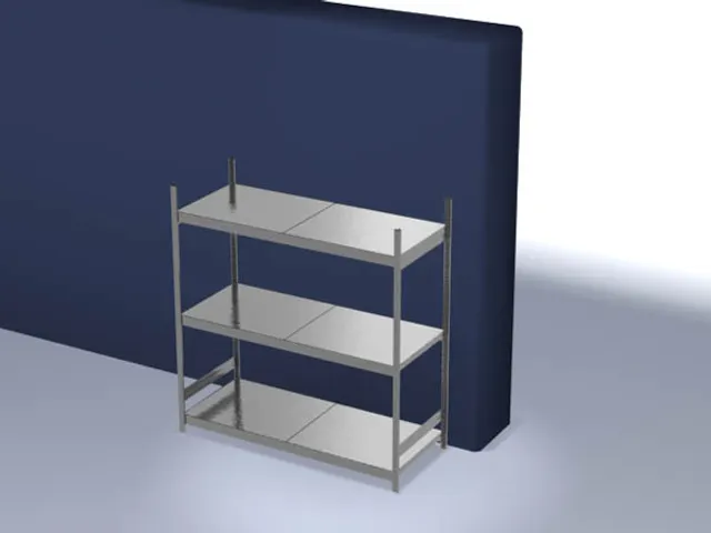 breedvakstelling,grondveld,HxBxD 2000x2070x835mm,vakl. 350kg