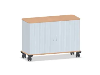 jaloeziedeurkast,HxBxD 720x1000x400mm,1xhouten vloer,decor romp beuken - 2