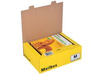 Mailbox Medium, tot 5 formaten aannemen, geel