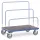 Platenwagen 4465 - Zonder Beugels 500kg 1600x800mm Massief Rubber