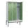 locker met bank,voor scheiding van kleding,HxBxD 2120x1200x815mm,3vak