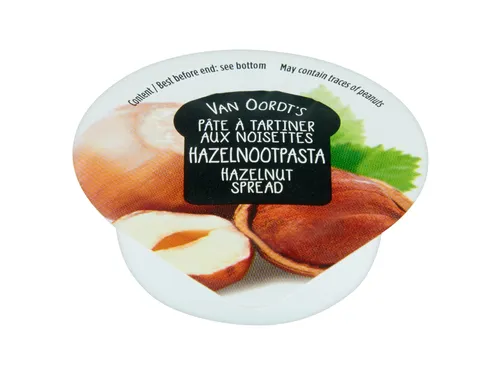Hazelnootpasta VarieJantjes 12x15 gram cupjes