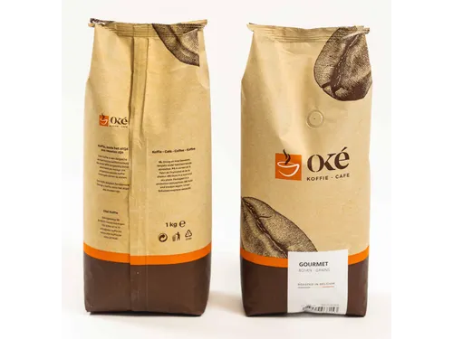 OKE Koffie Koffiebonen Gourmet zak van 1 kg