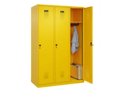 locker,HxBxD 1850x1200x500mm,3vak,vak B 400mm,draaigrendel