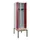 locker met bank,voor scheiding van kleding,HxBxD 2120x600x815mm,2vak