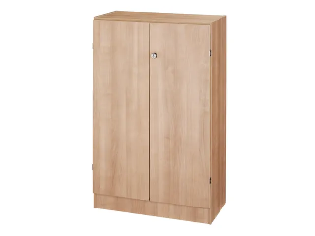 kantoorkast,HxBxD 1270x800x420mm,2xhouten vloer,3ordnerhoogte