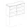 kantoorstelling,opbouwelement,HxBxD 1070x1200x445mm,NE-esdoorn