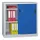 Schuifdeurkast Hxbxd 1000x1000x500mm 2 Oh Ral7035 Front Ral5010
