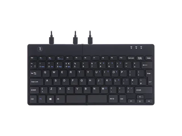 R-Go Split Break Ergonomisch Toetsenbord QWERTY UK zwart, bedraad