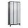 locker voor scheiding van kleding,HxBxD 1950x900x500mm,3vak