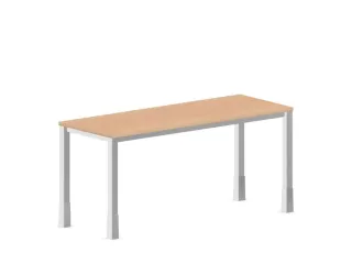 In hoogte verstelbaar bureau,HxBxD 720-840x1600x600mm,NE-esdoorn - 2