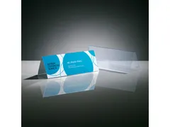 Tafelkaartje Sigel 240x90mm glashelder dakvorm doos a 5 stuks