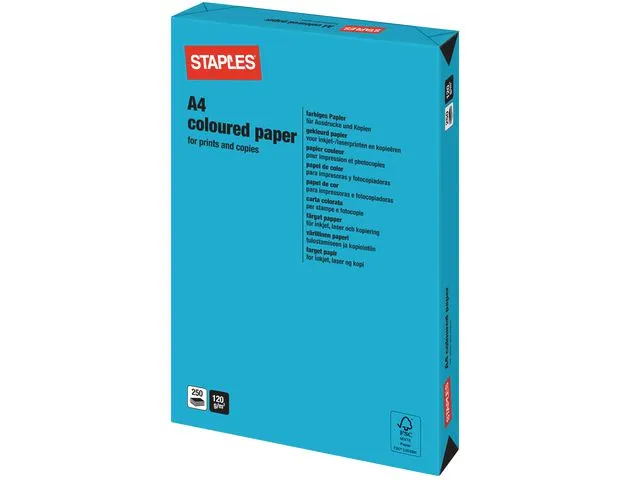 Papier A4 120 Gram Azuurblauw