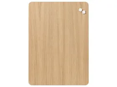 Glasmagneetbord Naga 50x70cm eiken afgeronde hoeken