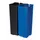 Recycling Binnenbakken 2x15 Liter Blauw Zwart Kunststof Front Step