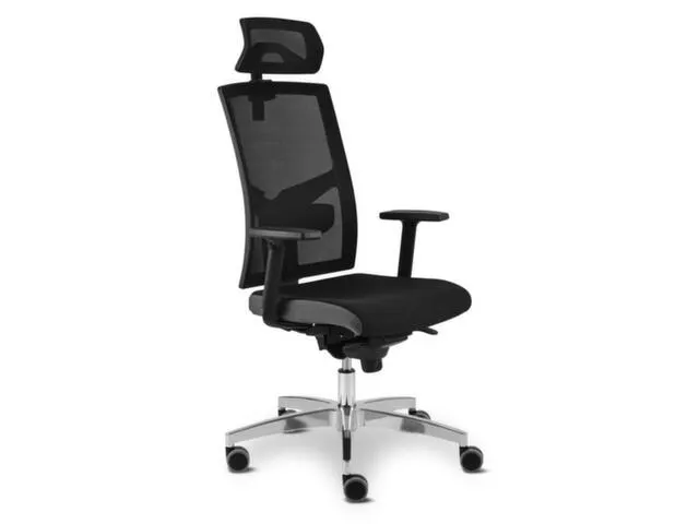 Chaise de bureau Premium Dossier maille Noir