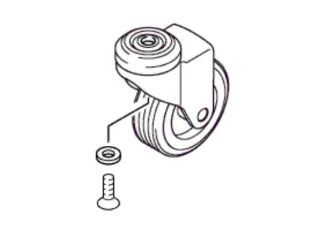 Voorwiel container