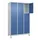 lockerkast,HxBxD 1950x1200x500mm,3x3vakken,vak B 400mm,cil.-slot