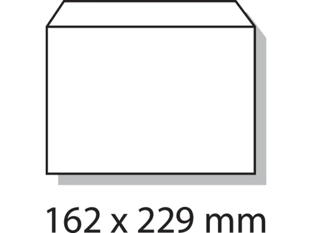 Envelop Quantore Bank C5 162x229mm wit Zelfklevend