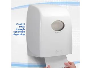 Handdoekroldispenser Kimberly Clark Aquarius wit 6959 - 6