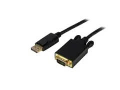 OUTLET 4,5 M Lange Displayport-naar-vga-adapterconverterkabel Zwart