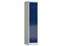 garderobekast 1800x415x500mm 1vak klink sokkel romp RAL7035 RAL5010